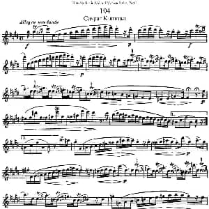 长笛曲谱 | 斯勒新老风格长笛练习重奏曲 第一部分 NO.104 NO.105 Siegfried Thiele S. 斯勒