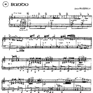 手风琴谱 | Piazzolla合集 11 Bando 皮亚佐拉