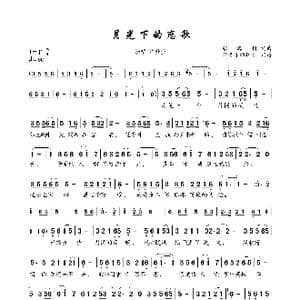 月光下的恋歌_歌曲简谱_词曲:张海利 张海利