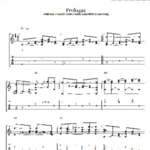 プロローグ Prologue 吉他谱 押尾光太郎