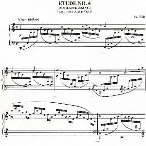 Etude 4.Embraceable You 钢琴谱 乔治 格什温