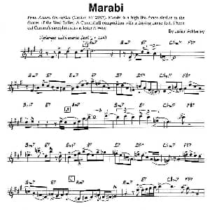 萨克斯谱 | Marabi