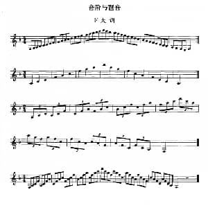 单簧管考级教材 第三级 陈新主编