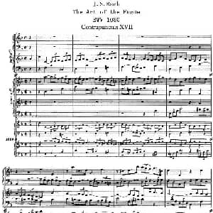 The Art of the Fugue BWV 1080 赋格的艺术 XVII 约翰.塞巴斯蒂安.巴赫