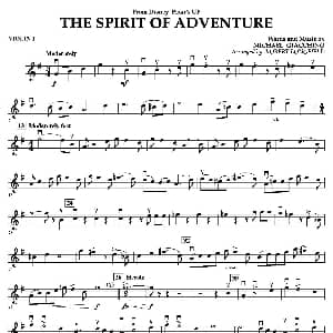 小提琴谱 | The Spirit of Adventure 交响弦乐团分谱