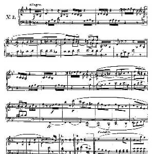 贝多芬钢琴小品Op.126 之二 钢琴谱 贝多芬