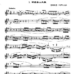 印度客人之歌 口风琴谱 里姆斯基 科萨科夫