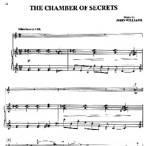 小提琴谱 | THE CHAMBER OF SECRETS 小提琴 钢琴伴奏