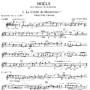 萨克斯谱 | jean Bouvard 编写的6首萨克斯四重奏 次中音萨克斯分谱 jean Bouvard