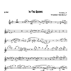 萨克斯谱 | In The Groove 中音萨克斯