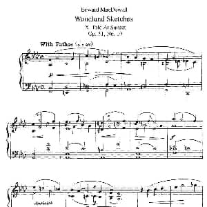 Woodland Sketches Op.51 钢琴谱 爱德华 亚力山大 麦克道威尔