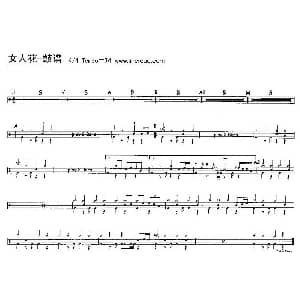 女人花 架子鼓谱