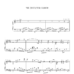 THE ENCHANTED GARDEN 钢琴谱