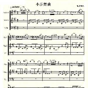 小提琴谱 | 小步舞曲 鲍凯利尼作曲版 小提琴二重奏