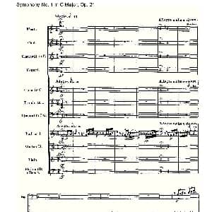 Symphony No.1 in C Major, Op.21 C大调第一交响曲 Op.21
