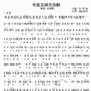 今夜又搁为你醉_歌谱投稿_词曲:张锦华 张锦华