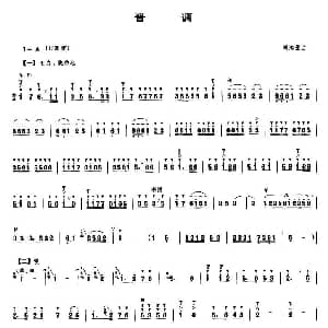 晋调 笙谱 阎海登