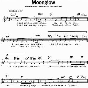 蓝调音乐:Moonglow_外国歌谱
