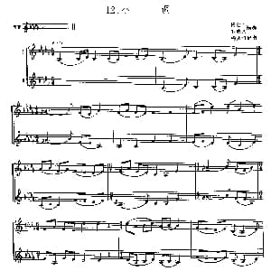 小调 展道杆二重奏