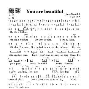 You are beautiful_歌谱投稿