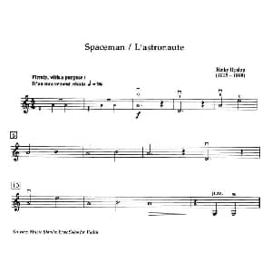 小提琴谱 | Ricky Hyslop Spaceman 加拿大小提琴考级 预备级