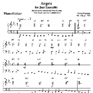 Angels for Jazz Ensemble 钢琴 吉他分谱