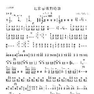 北京喜讯到边寨_歌曲简谱