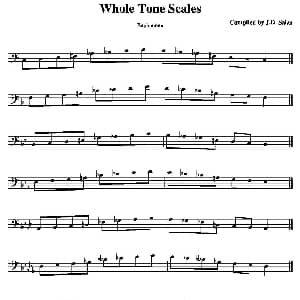 Whole Tone Scales Euphonium 上低音号练习教材选曲