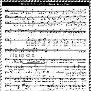 life is like a boat_外国歌谱