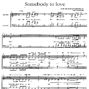萨克斯谱 | Somebody to love