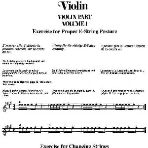 小提琴谱 | 铃木小提琴教材第一册 Suzuki VIOLIN PART VOLUME 1 铃木镇一