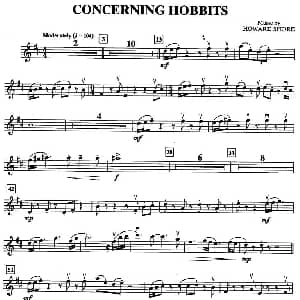 小提琴谱 | CONCERNING HOBBITS 魔戒