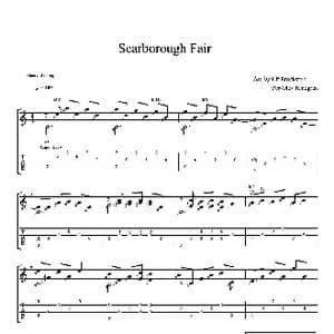 斯卡保罗集市_歌谱投稿