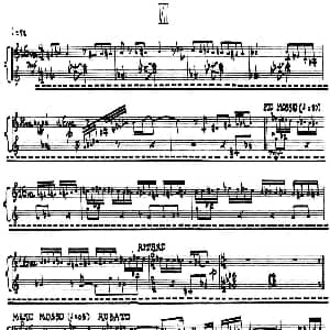 为加料钢琴而作的奏鸣曲与间奏曲 钢琴谱 约翰 凯奇