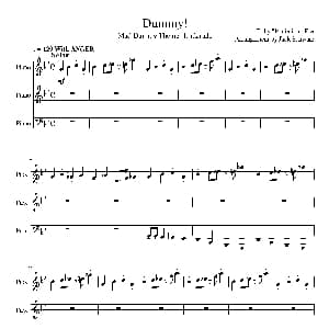 Dummy 钢琴谱
