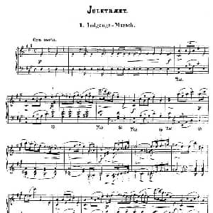 Bárnenes Juul Op.36 钢琴谱 尼尔斯 威廉 加德 Niels Wilhelm Gade