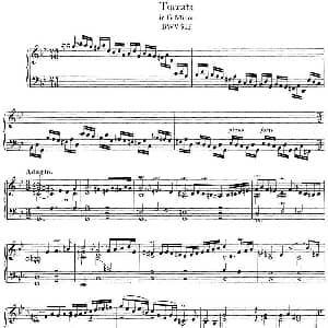 Toccata BWV 915 钢琴谱 约翰.塞巴斯蒂安.巴赫