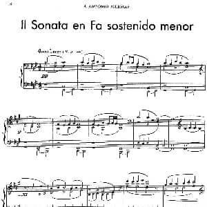 5首卡斯蒂利亚奏鸣曲 钢琴谱 华金 罗德里戈