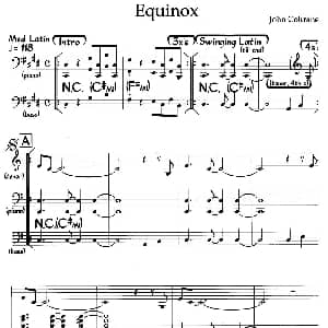 Equinox 钢琴谱