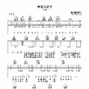 青春与爱情 吉他谱 伍佰 厦门星缘琴行