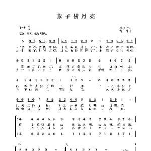 猴子捞月亮_歌谱投稿_词曲:魏德泮 晓丹
