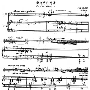 小提琴谱 | 维也纳狂想曲 小提琴 钢琴伴奏谱