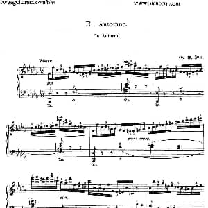 Characteristic Pieces Op.36 钢琴谱 莫里兹 莫什科夫斯基