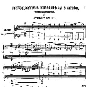 d小调第二钢琴协奏曲 钢琴谱 菲利克斯 门德尔松 巴托尔迪