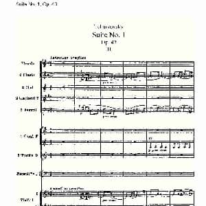 Suite No.1, Op.43 第一套曲,Op.43第三乐章
