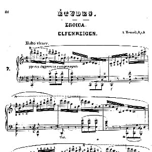 Douze Etudes de Salon Op.5 钢琴谱 阿道夫 冯 亨赛尔特