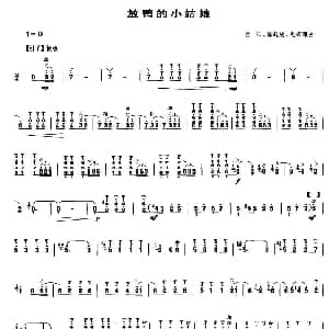 放鸭的小姑娘 笙谱