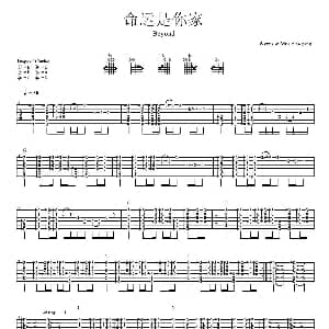 命运是你家 吉他谱