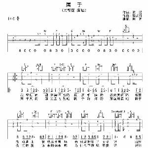 属于 吉他谱 梁静茹 陈没 鸦片丹
