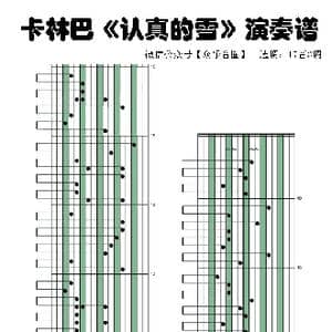 认真的雪_歌谱投稿_词曲:薛之谦 薛之谦